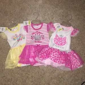 Sparkle tutu dress bundle NWT 6-9 months